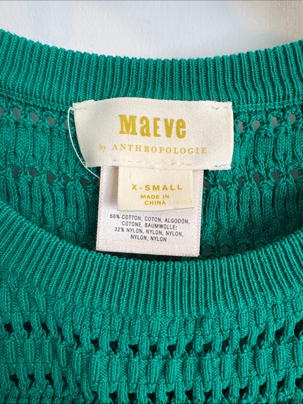Maeve by Anthropologie Green Knit Mini Dress - Picture 2 of 6